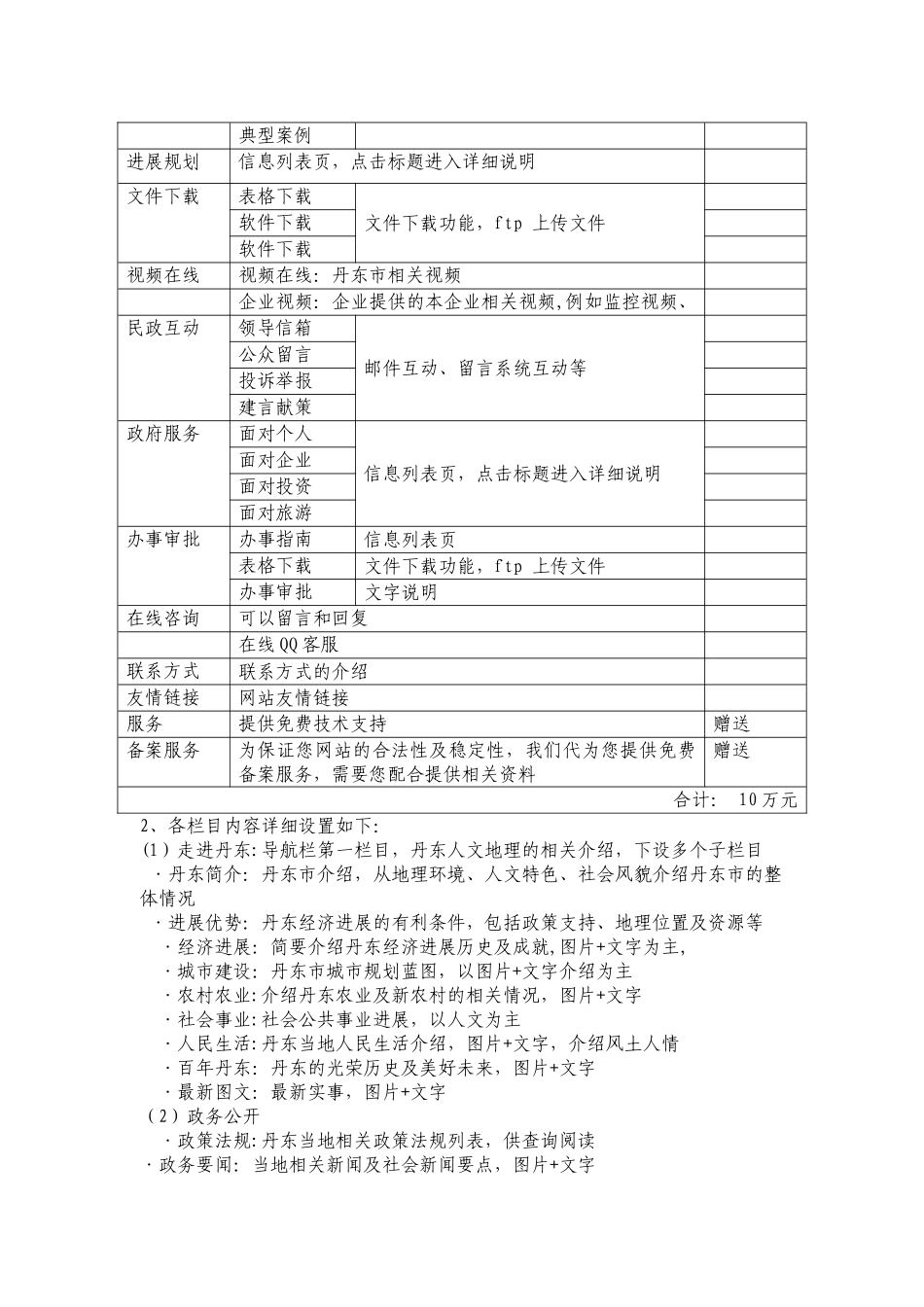 中小企业局信息化门户平台项目方案_第3页