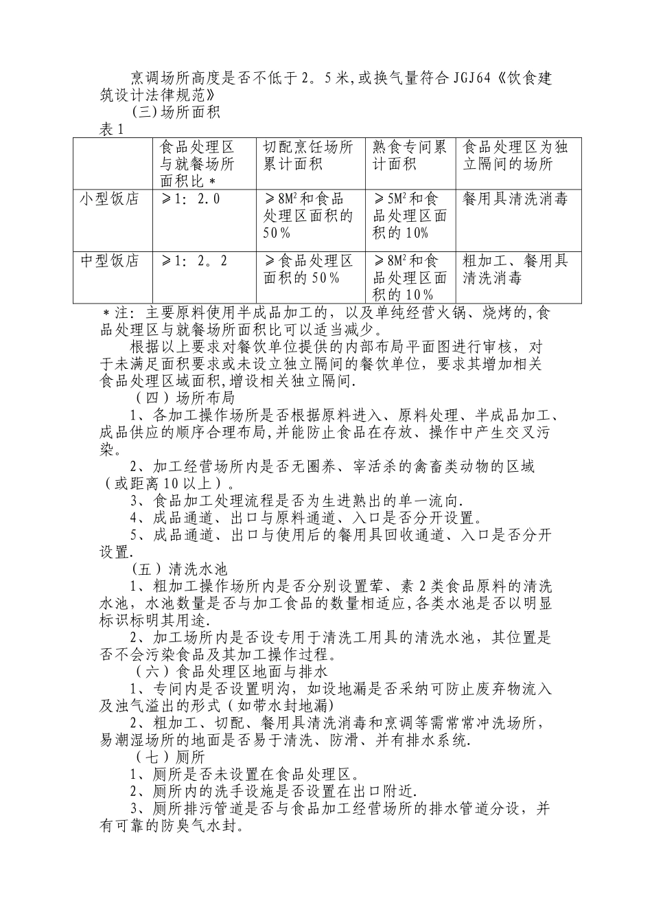 中小型餐饮单位预防性卫生审核作业指导书概要_第2页