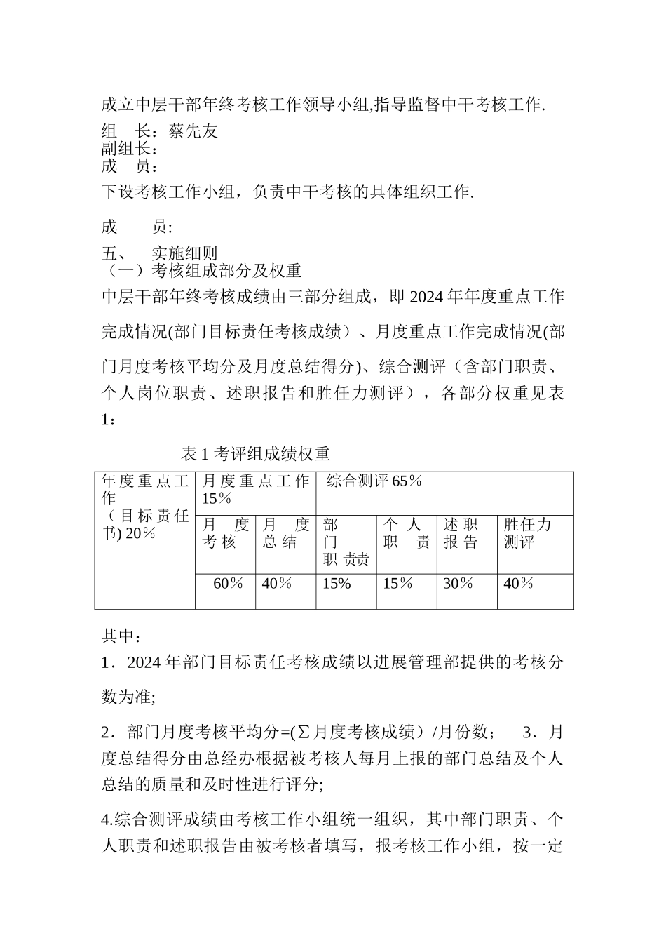 中层干部年终考核方案_第2页