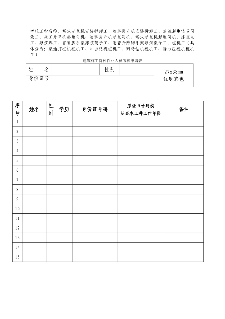 中山市建筑施工特种作业人员培训考核收费价格表._第2页