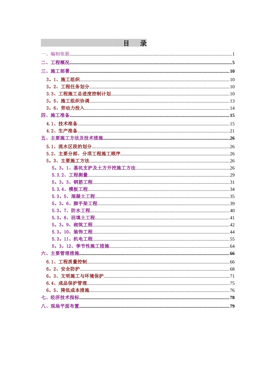 中建八局的施工组织设计_第1页