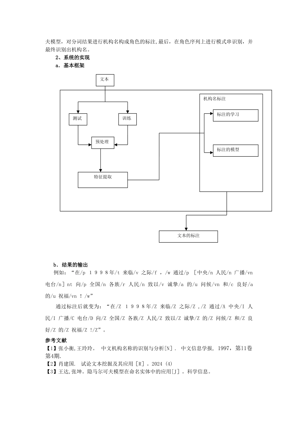 中文机构名识别的设计与实现-开题报告_第3页