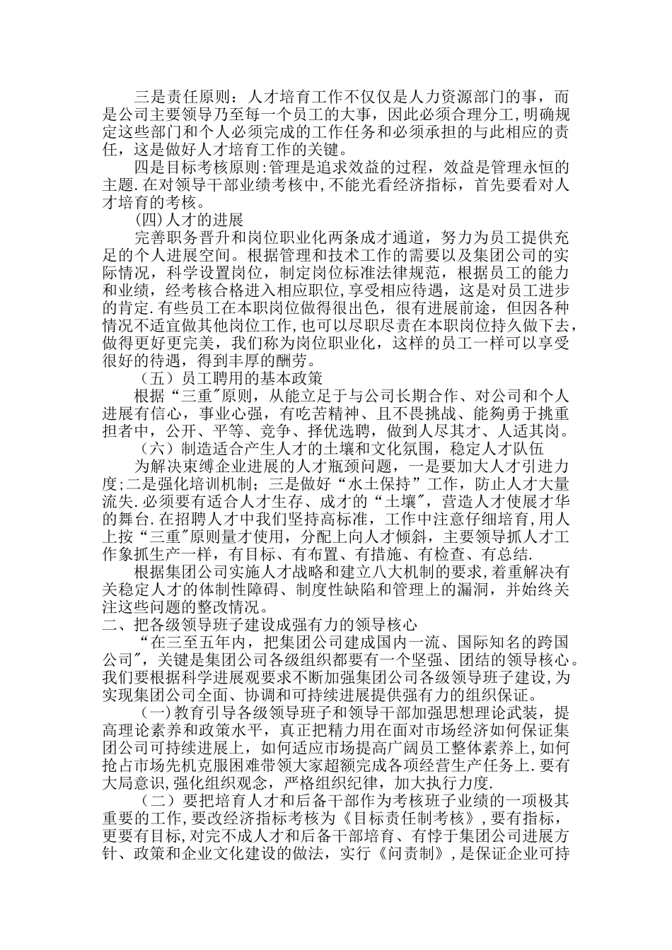 中曼集团公司人力资源三年发展规划_第2页
