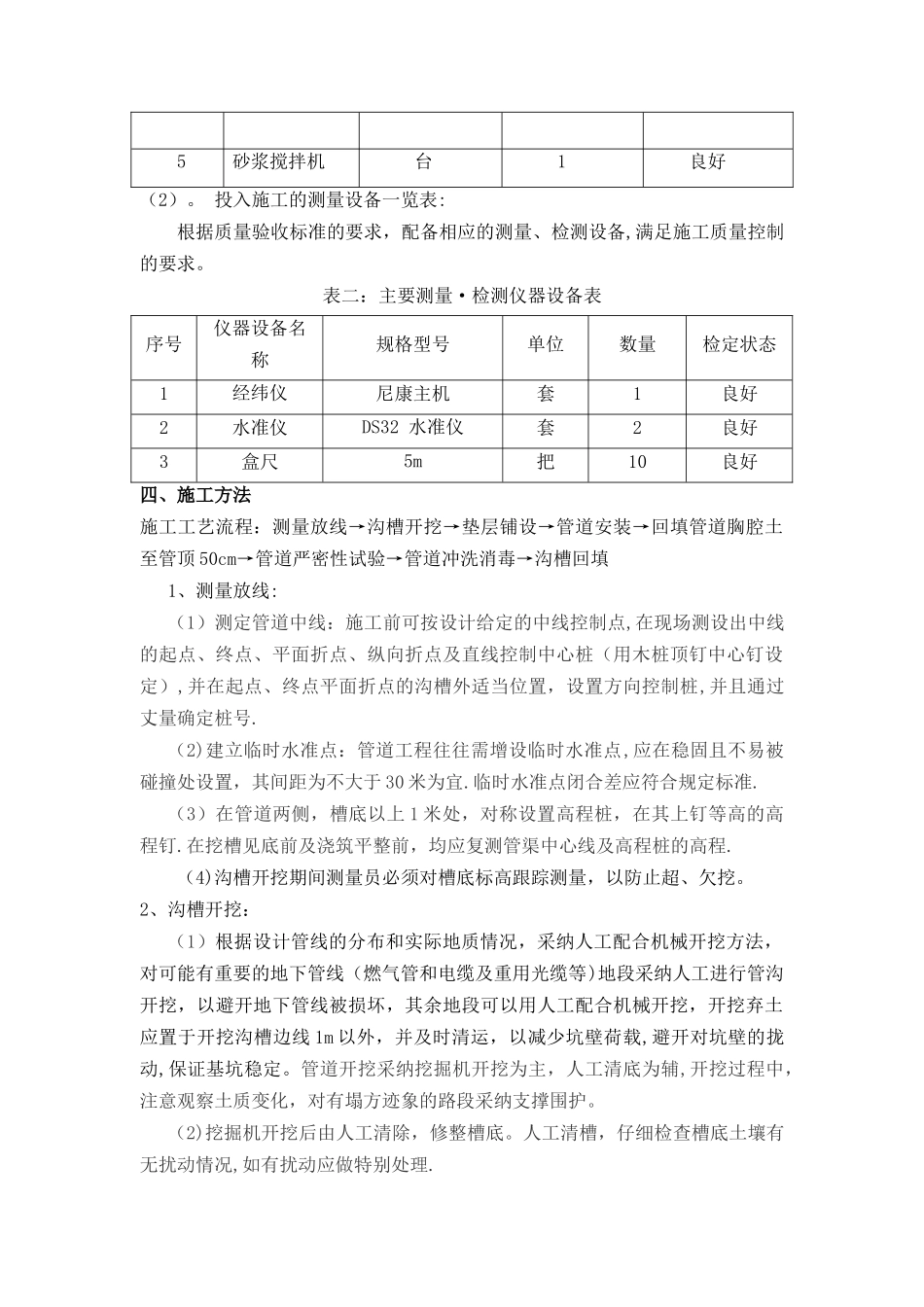 中水管线施工技术方案_第2页
