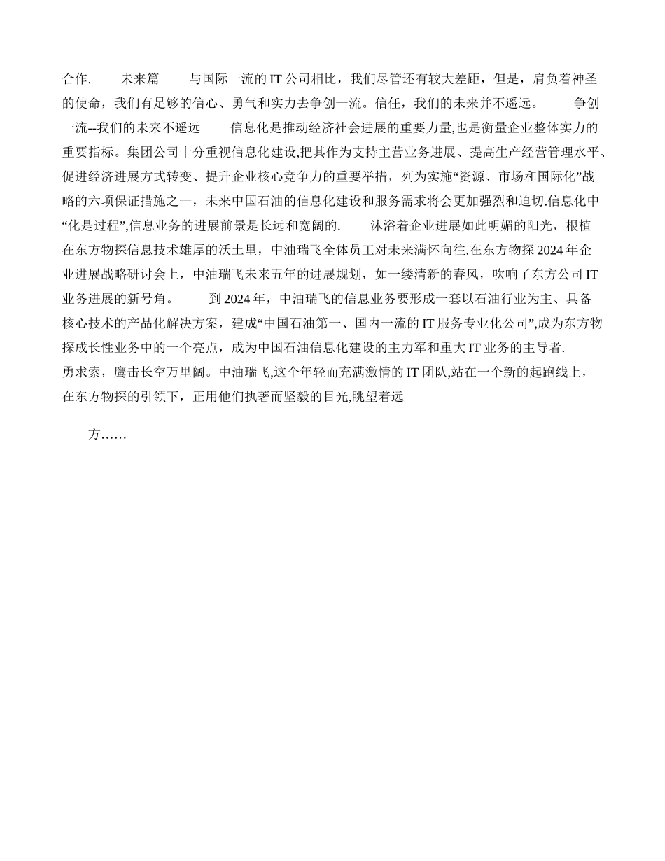 中油瑞飞加快信息化建设_第3页