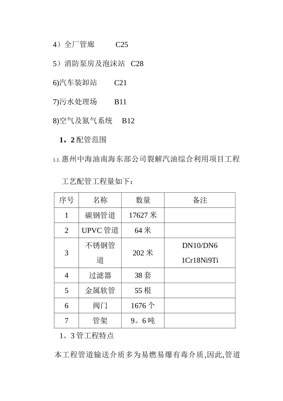 中海油项目管道安装施工方案p_第3页