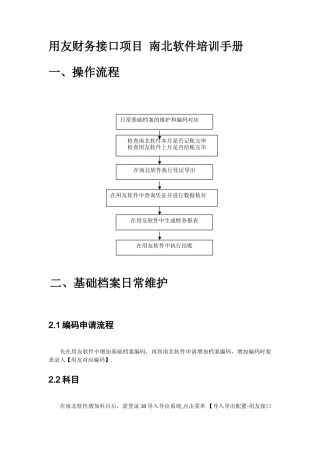 中烟国际财务接口项目-现场培训教材
