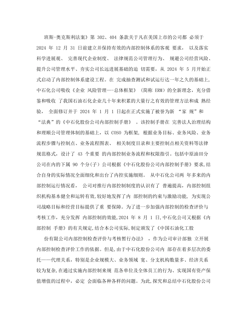 中石化内部控制_第2页