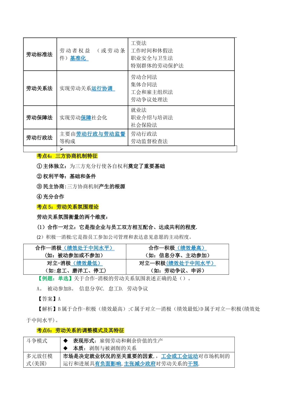 中级经济师之人力劳动关系_第3页