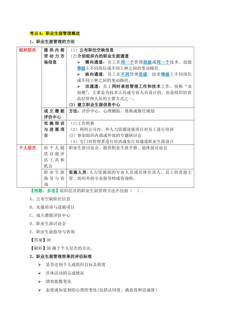 中级经济师之人力培训与开发_第3页