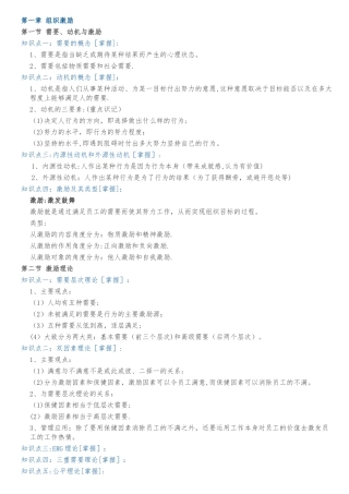 中级经济师人力资源知识点