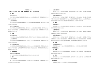 中级财务会计-名词解释