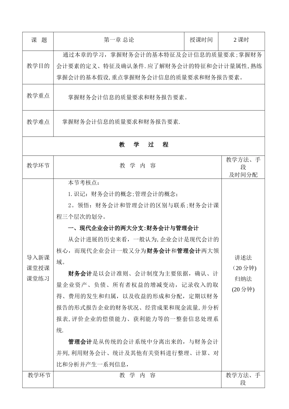 中级财务会计教案_第1页