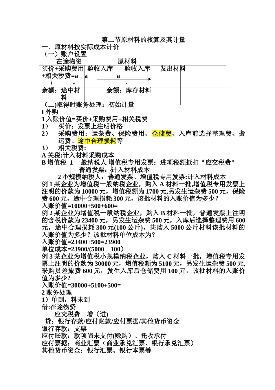 中级财务会计第三章存货_第2页