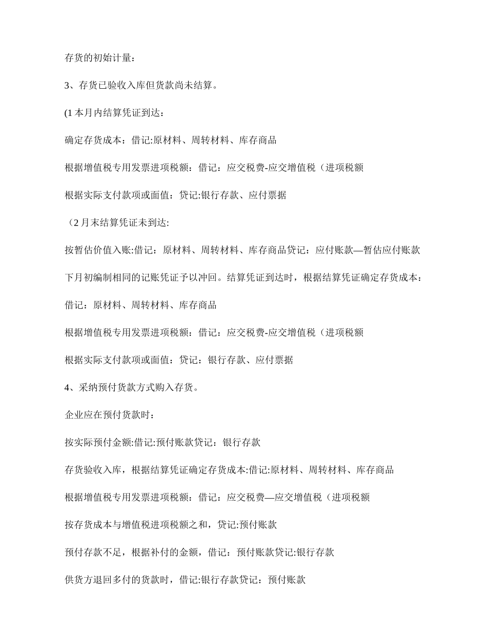 中级财务会计重点存货_第1页