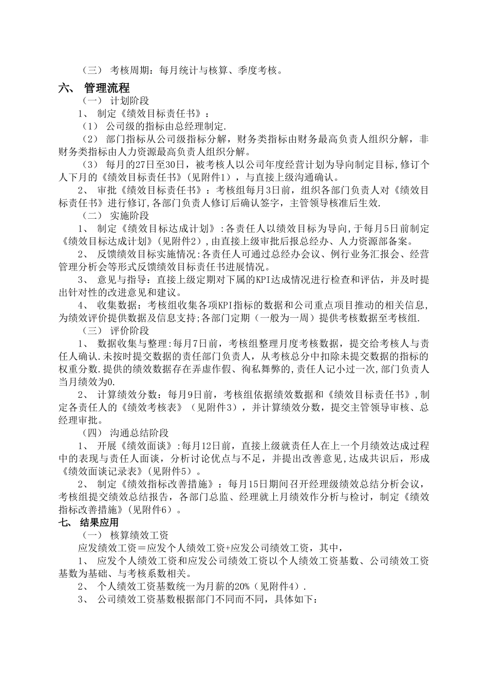 中高层管理人员绩效管理办法_第2页