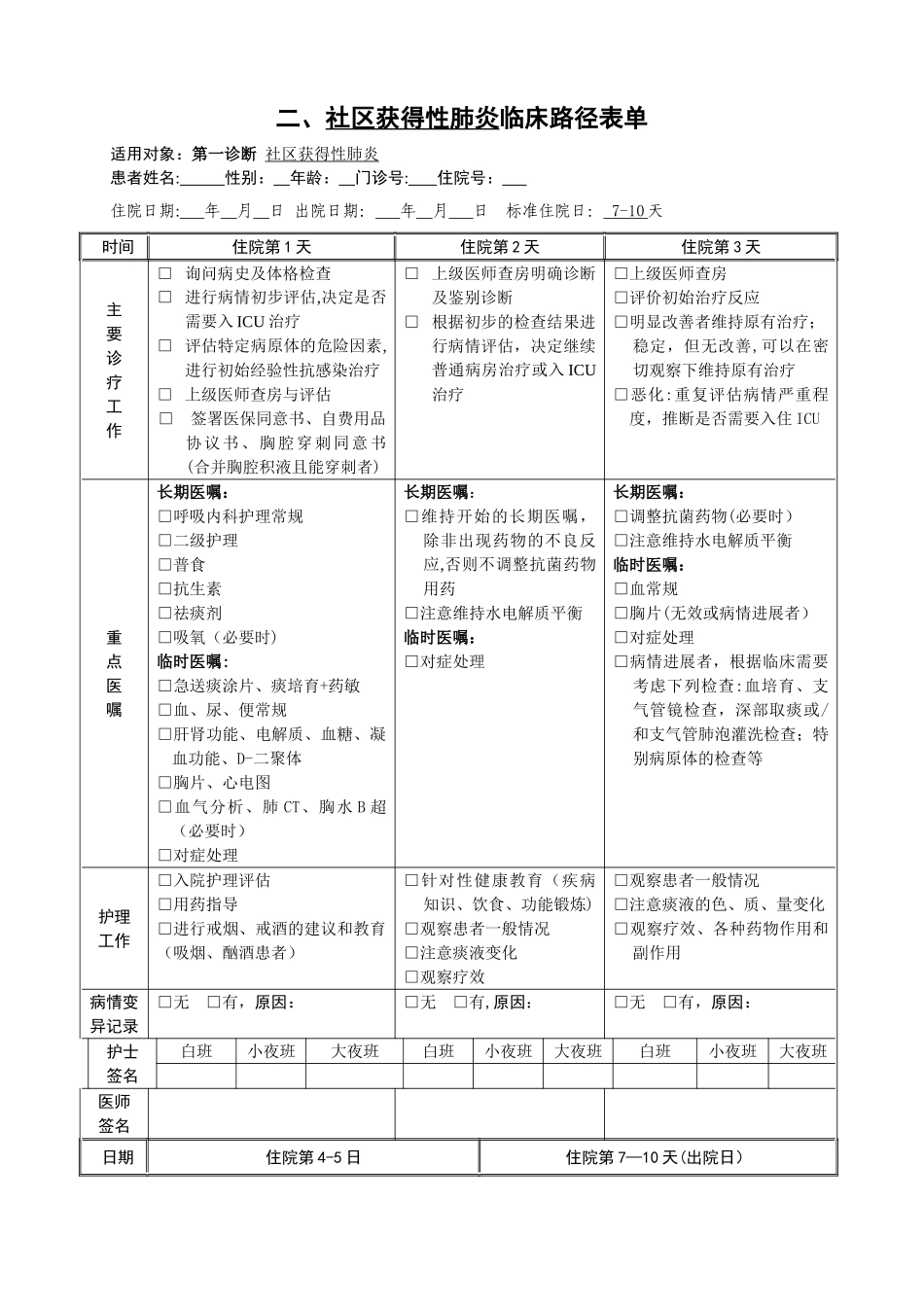 临床路径标准住院流程_第3页