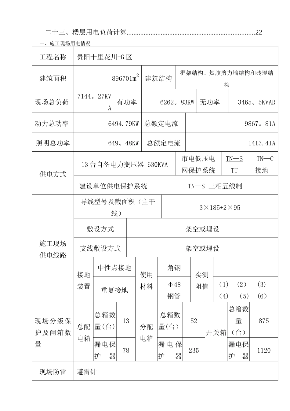 临时施工用电方案(DOC)_第2页