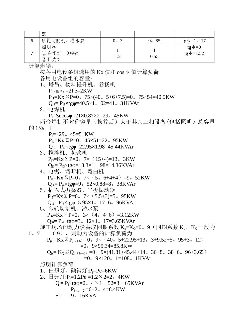 临时用电施工组织设计的编制指导资料(范本)_第3页