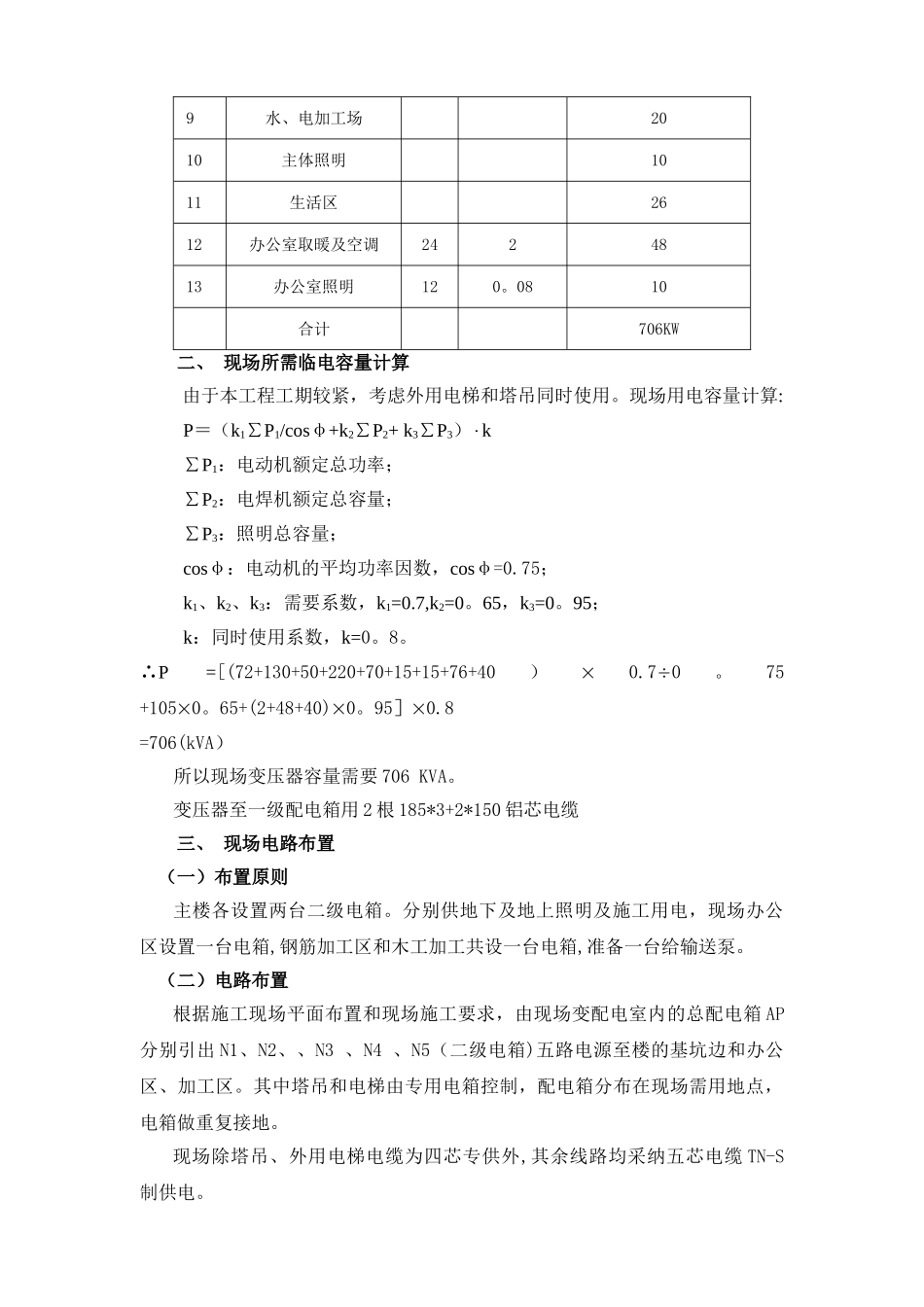 临水、临电施工方案剖析_第3页