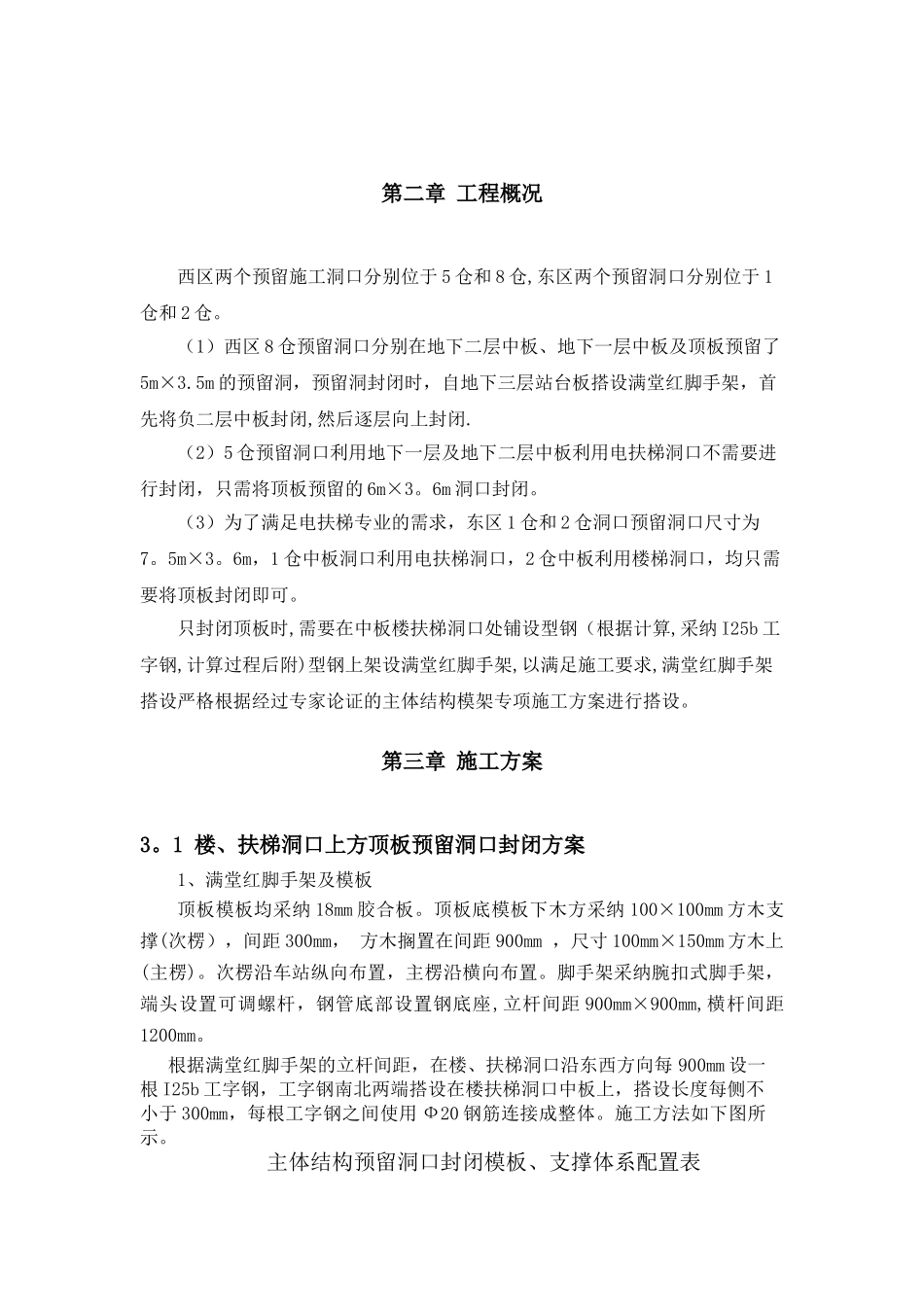 主体结构预留吊装口封闭模架施工方案_第2页