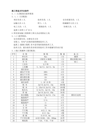 主变压器液压推行就位技术方案(DOC)