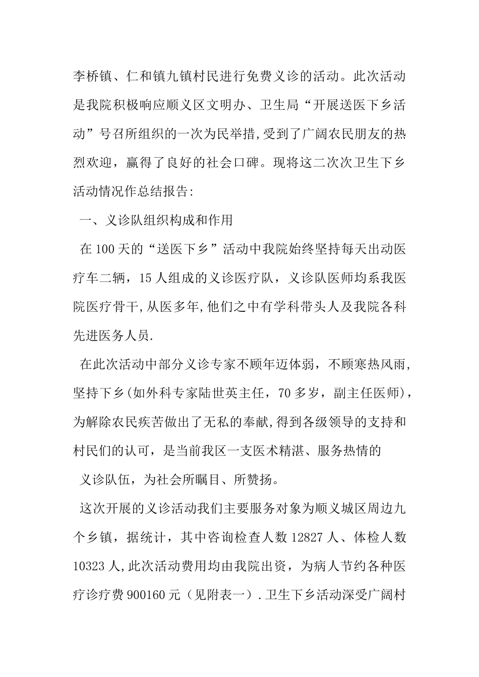 义诊活动周工作总结_第3页