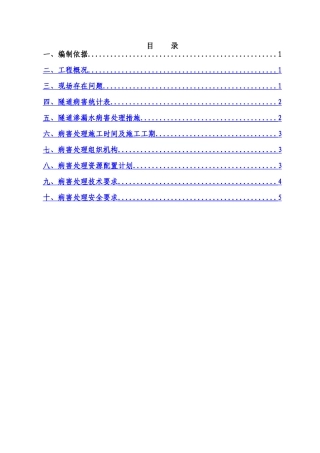 乌鞘岭隧道病害处理施工方案