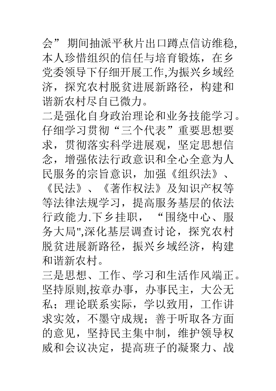 乡党委副书记挂职工作总结_第2页