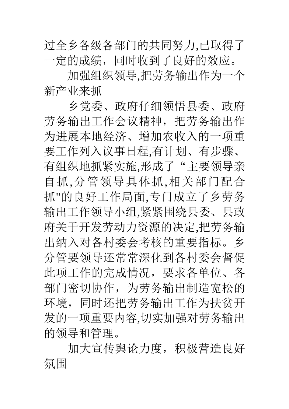 乡镇人力资源工作总结_第3页