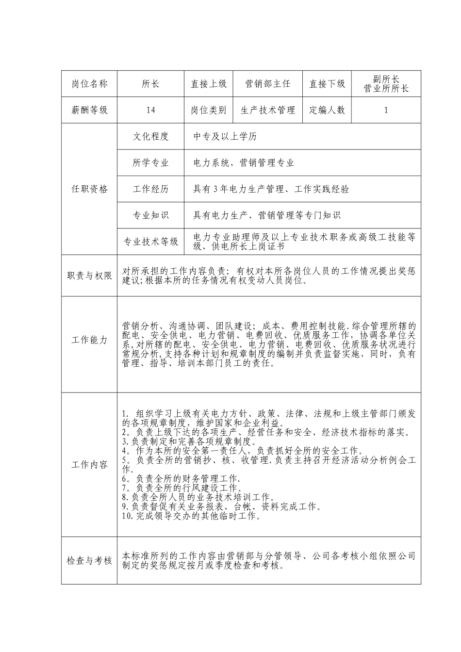 乡镇供电所工作标准_第1页