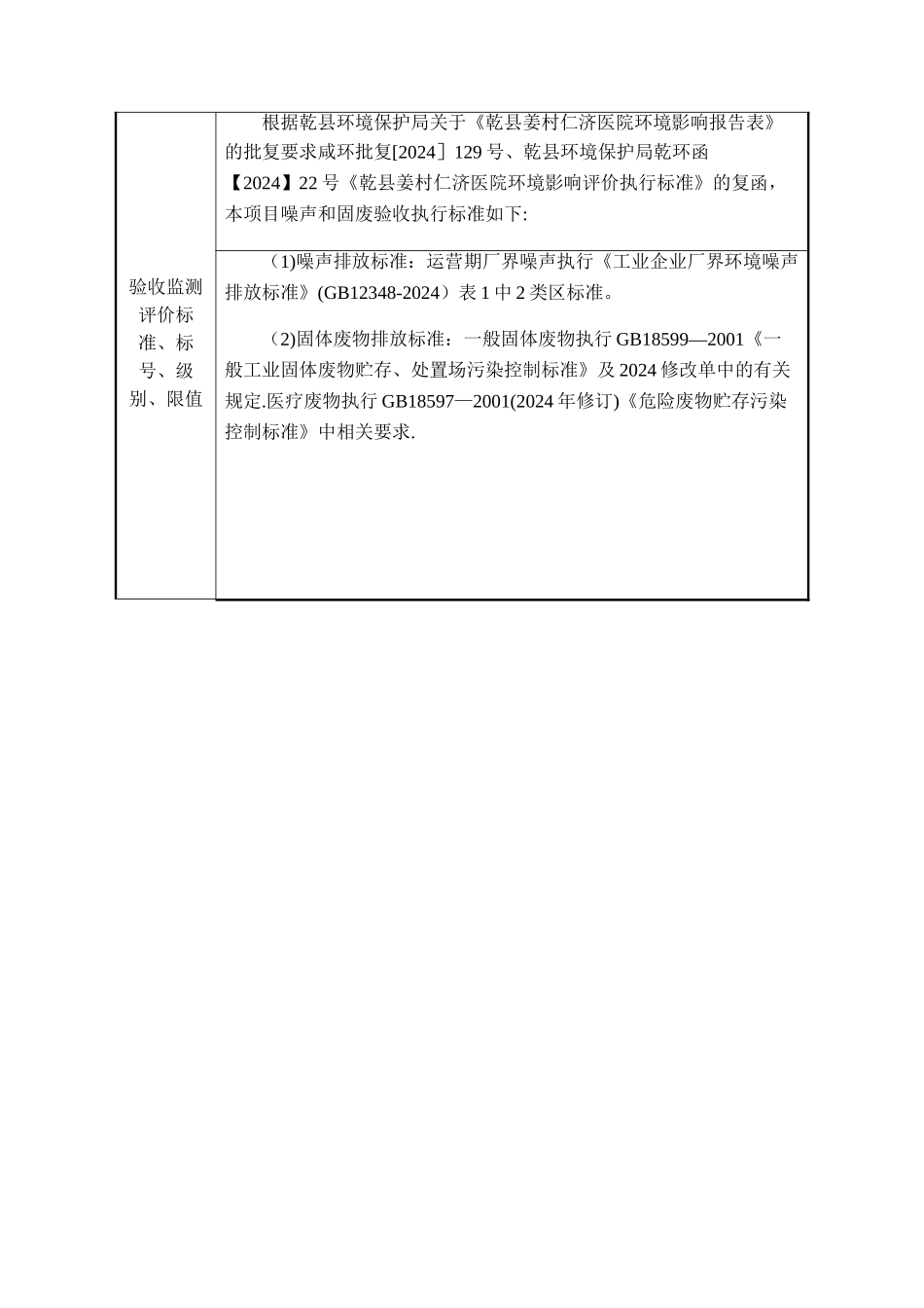 乾姜村仁济医院项目竣工环境保护_第3页