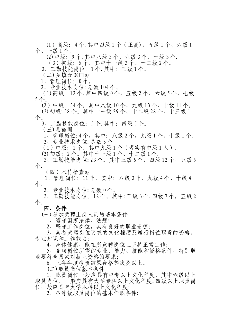 事业单位岗位竞聘上岗方案_第2页