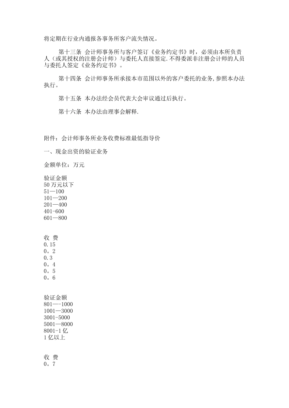 事务所审计收费标准_第3页