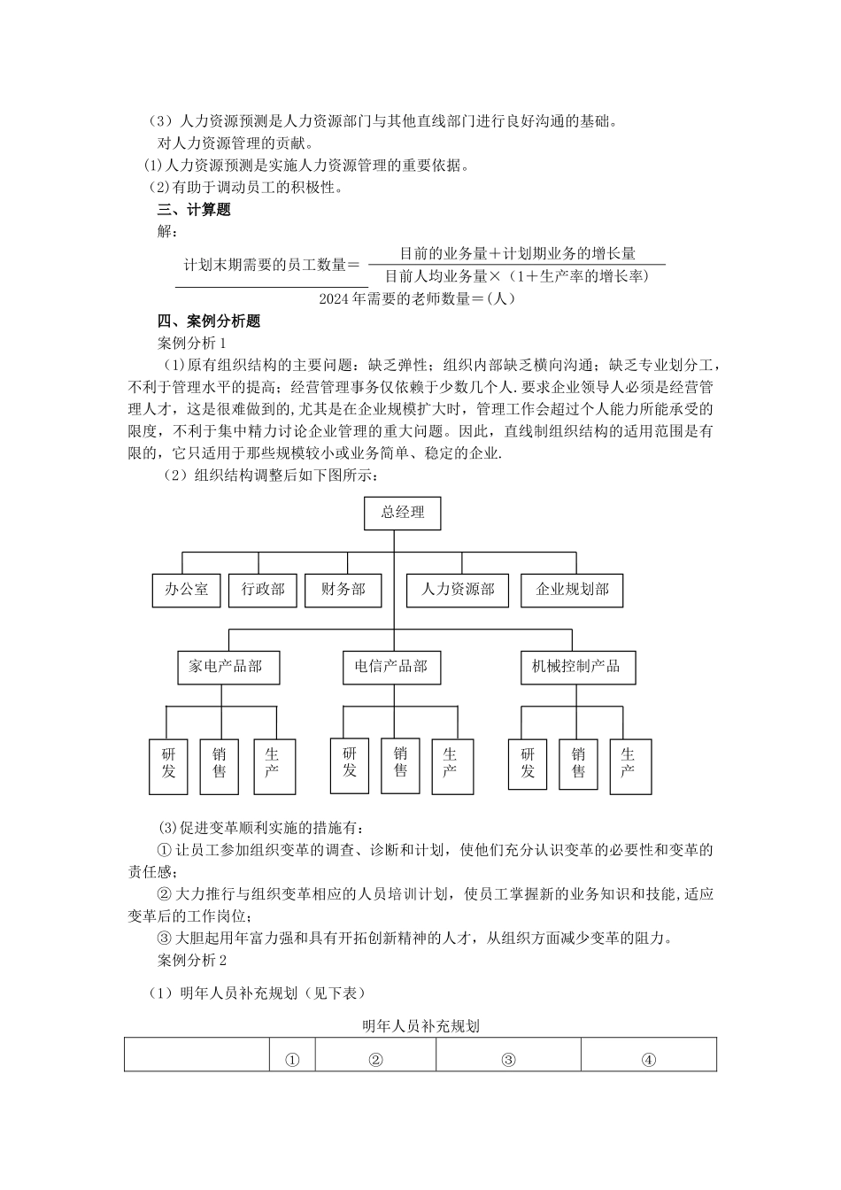 二级企业人力资源管理师指南简答题答案_第2页