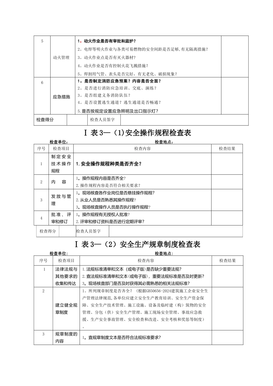 二级安全管理检查表_第3页