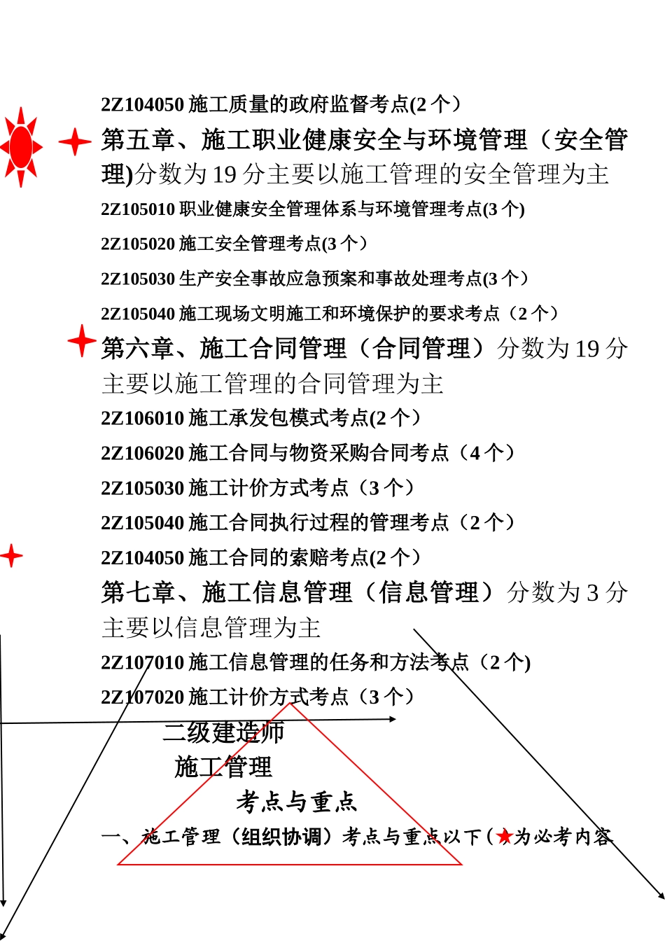 二级建造师建设工程施工管理的大纲与考点分析_第3页