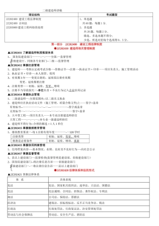 二级建造师讲义