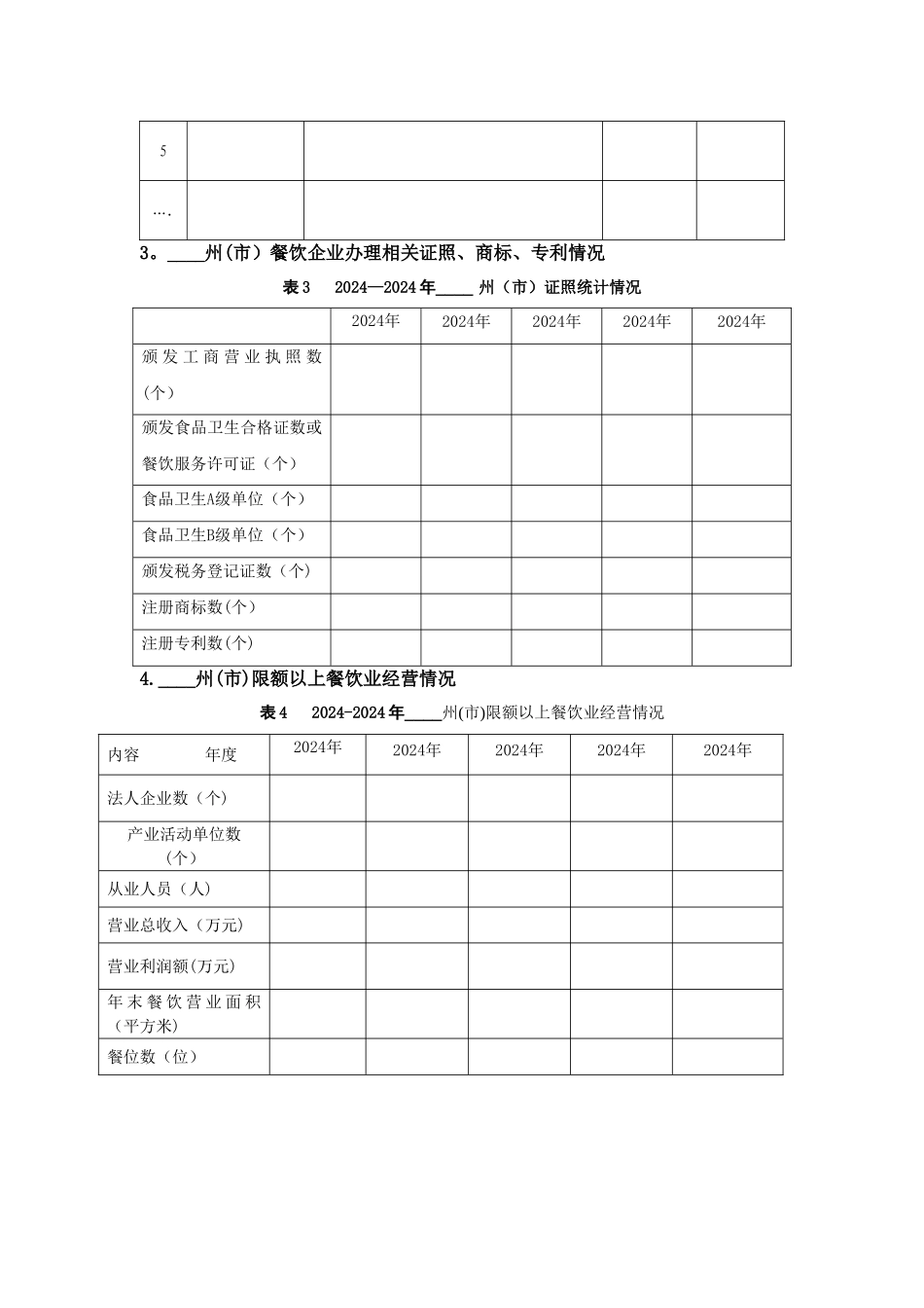 云南省餐饮业发展规划纲要调研资料要点_第3页