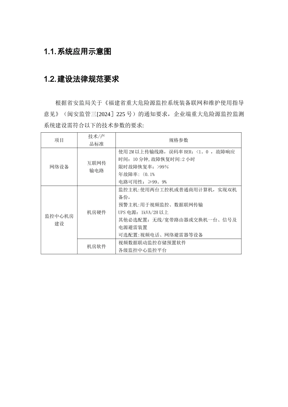 云南重大危险源在线监控系统解决方案-南平安监局_第2页