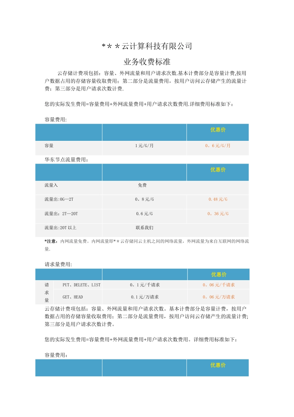 云计算收费标准_第1页