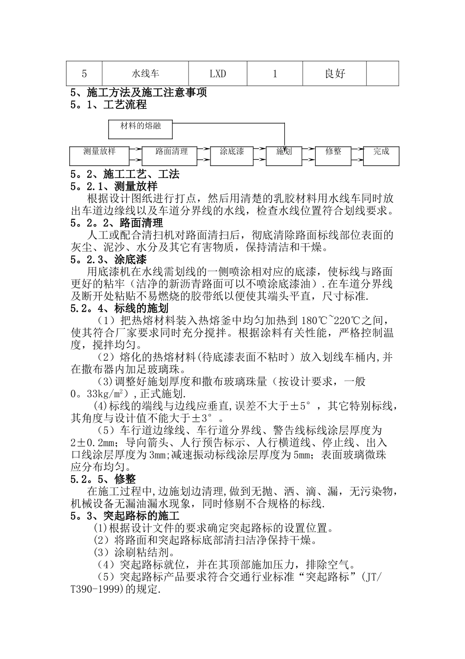 交通标线施工方案_第2页