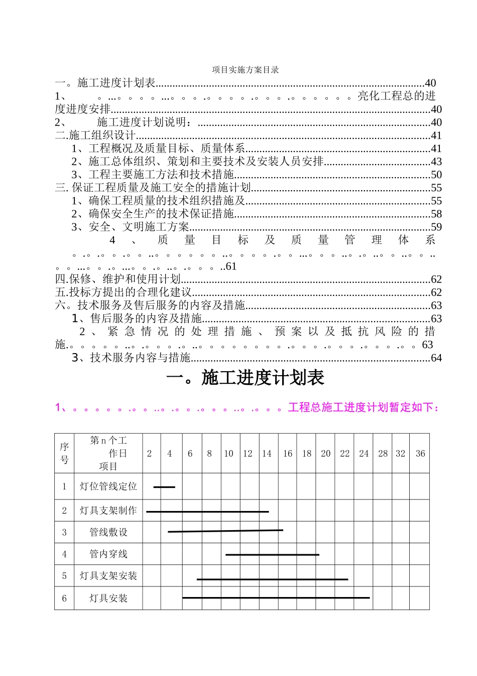 亮化工程技术标_第1页