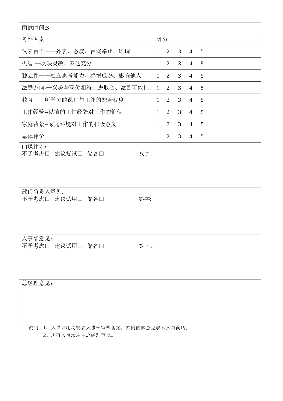人事行政表格汇总.解读_第3页