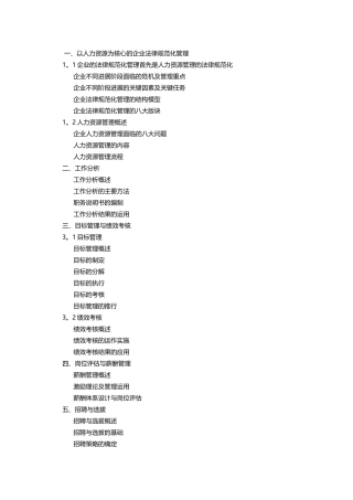 人力资源与企业规范化管理-中旭文化网