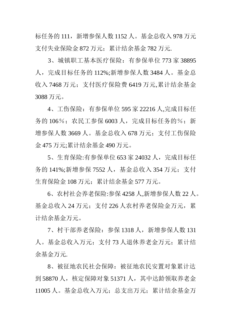 人力资源和社会保障工作总结_第2页