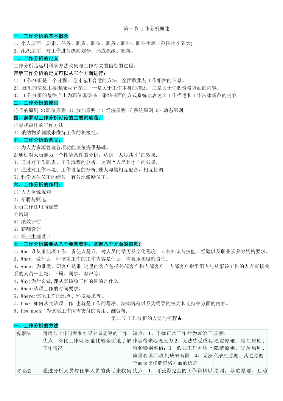 人力资源管理一笔记串讲_第3页