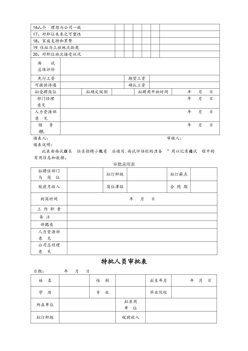 人力资源管理图表_第3页