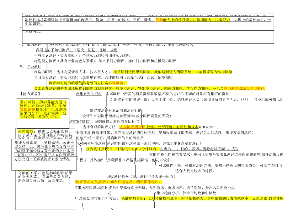 人力资源管理师二级-招聘与配置_第3页
