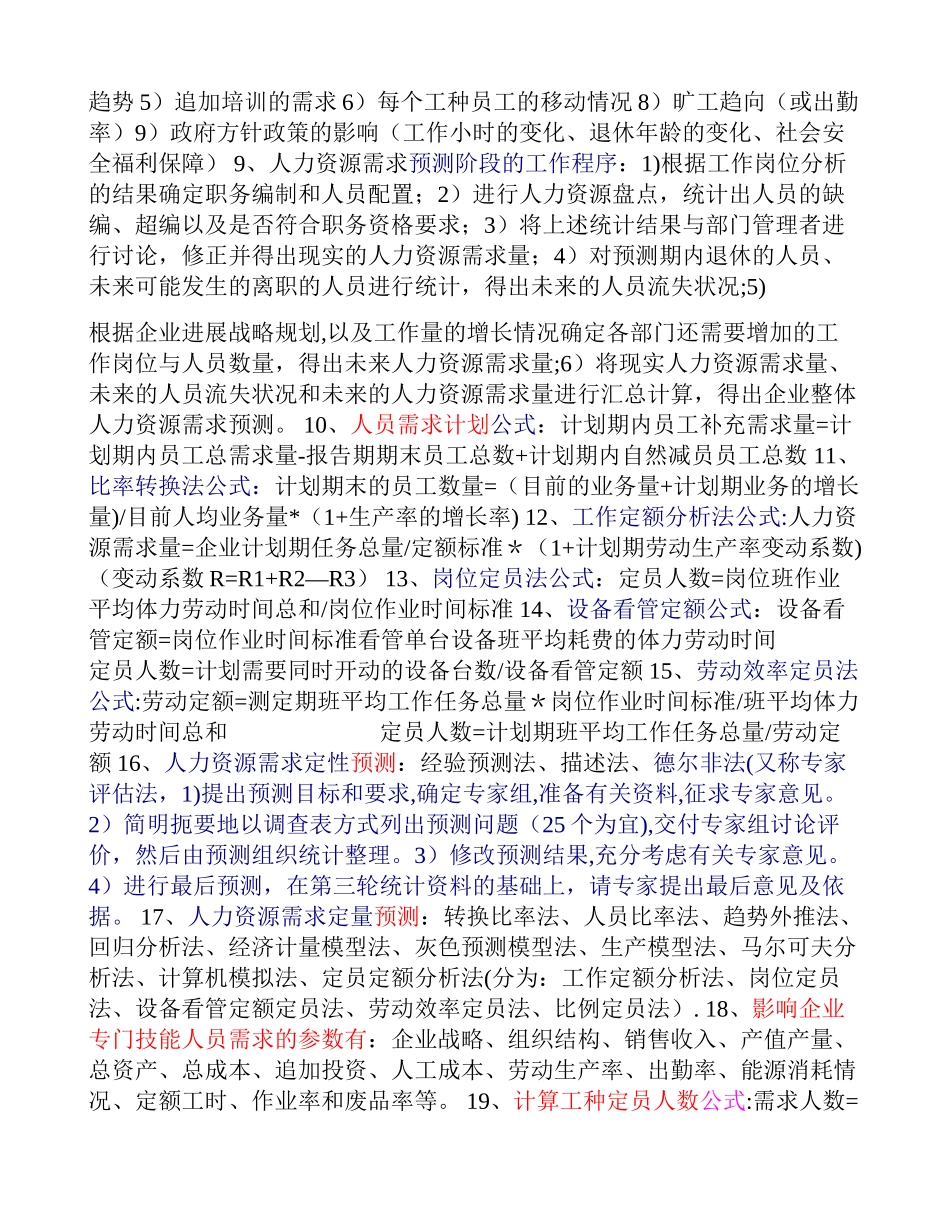 人力资源管理师二级-资料_第2页